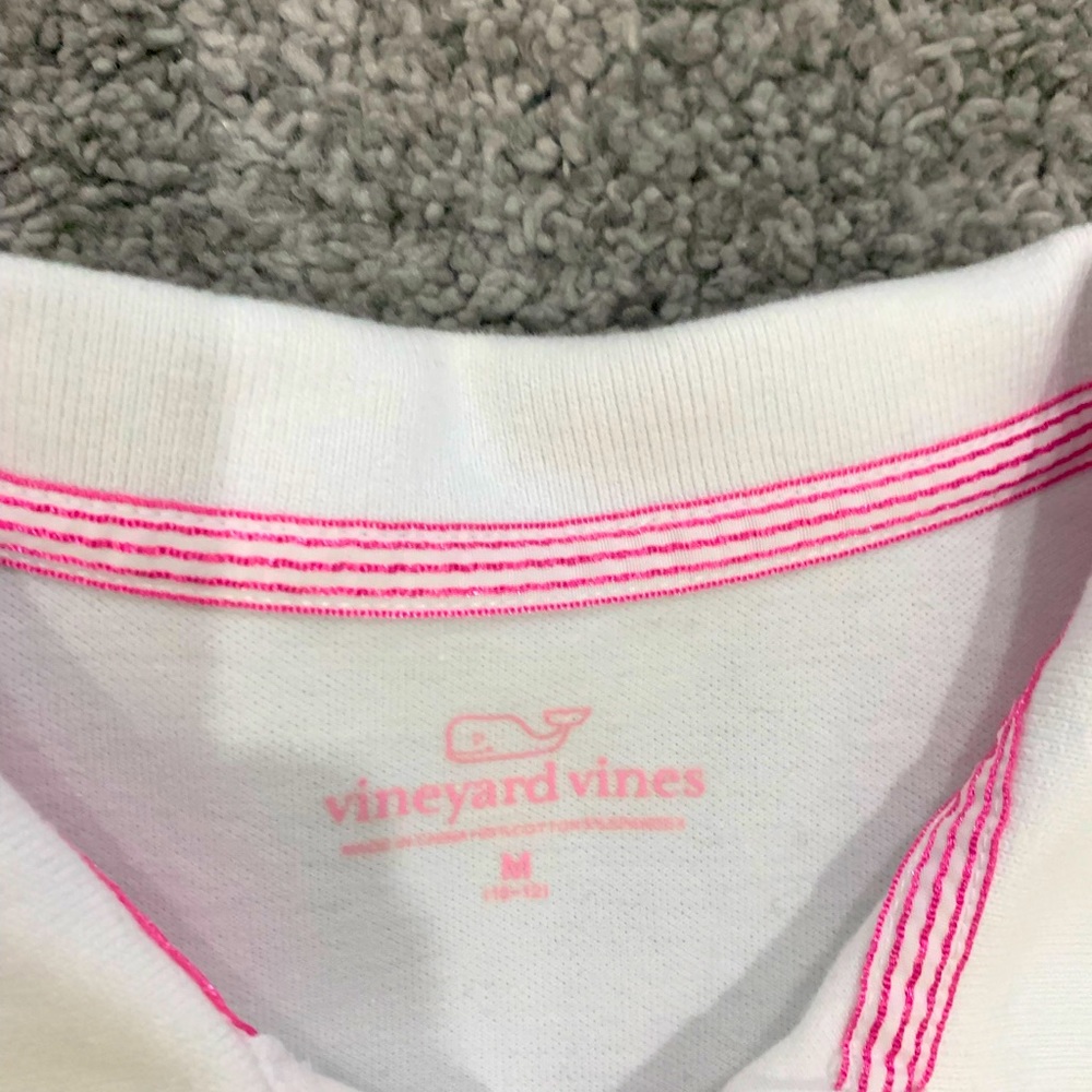 Vineyard Vines Girls Long Sleeve Solid Polo